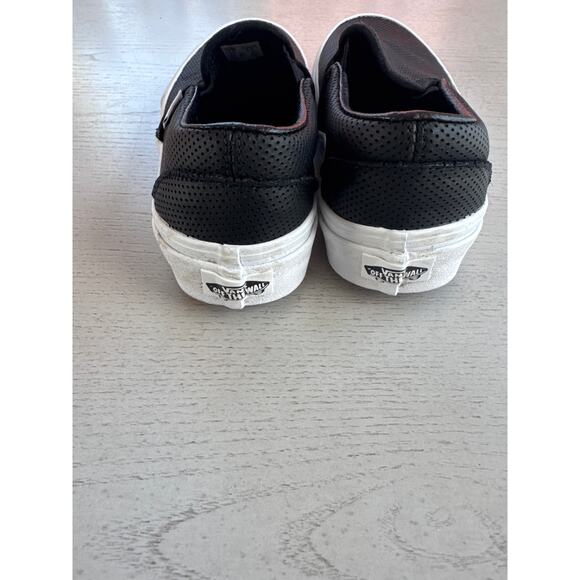 VANS Perf Leather Classic Unisex slip on Shoes Whimsigoth Goth Alt Emo - Picture 4 of 6